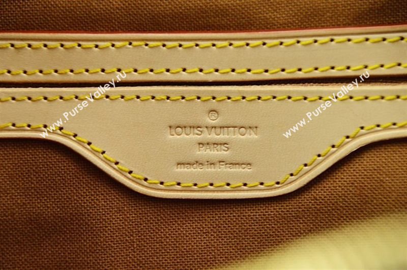LV Louis Vuitton Menilmontant Bag M40146 Monogram Handbag Brown