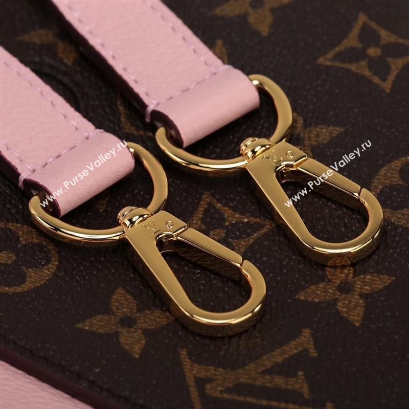 LV Louis Vuitton Monogram Double V Handbag M54440 Leather Shoulder Bag Pink