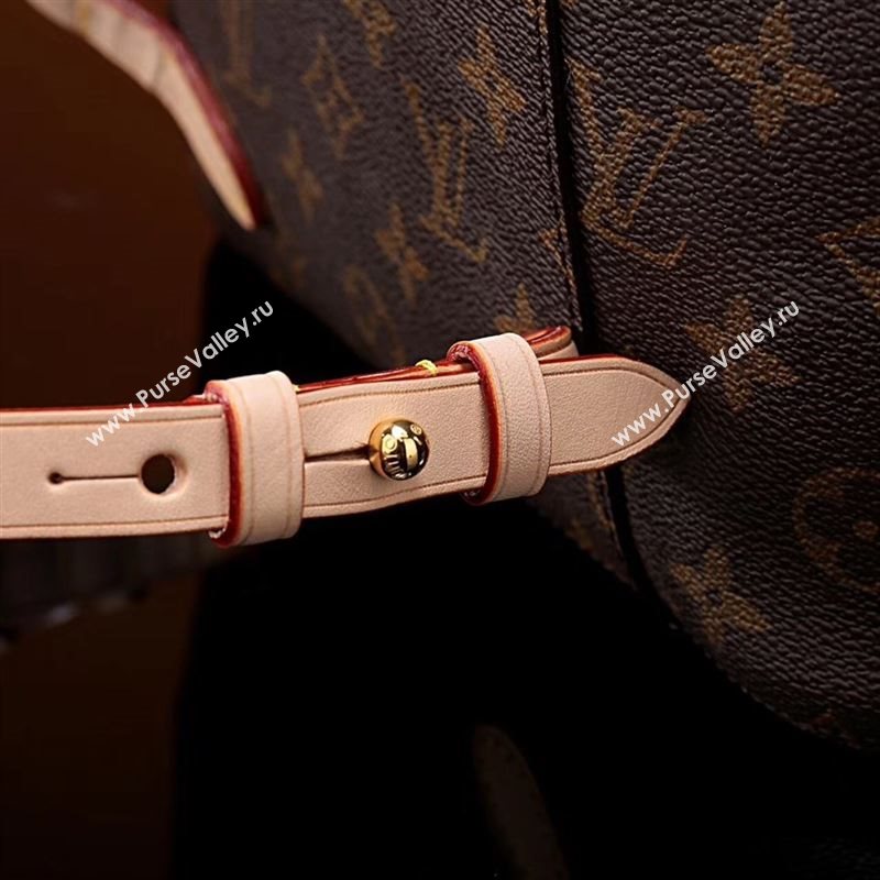 LV Louis Vuitton Monogram Montsouris Backpack M43431 Shoulder Bag Brown