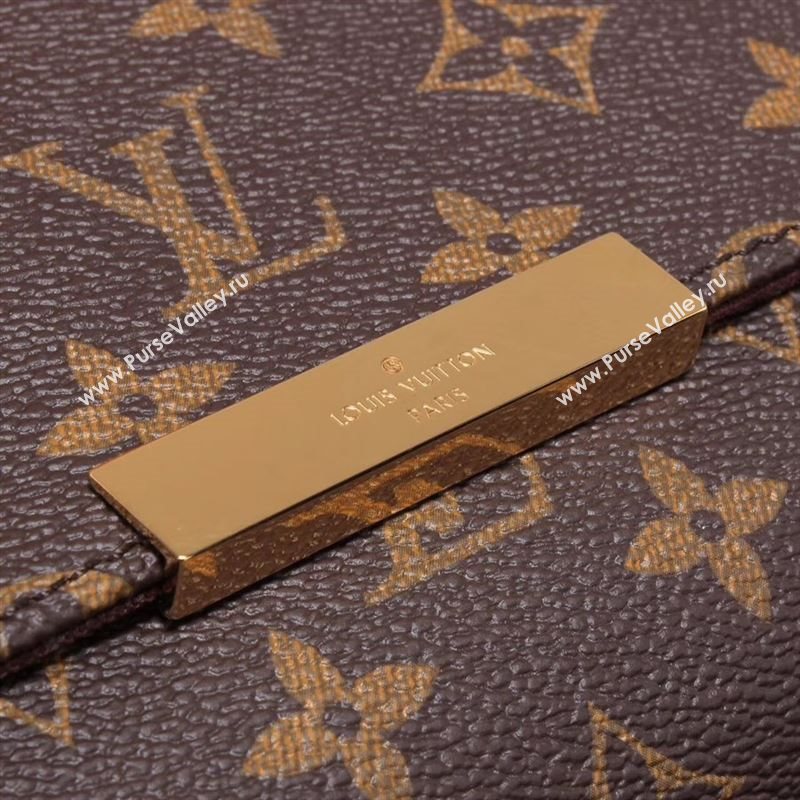 LV Louis Vuitton Monogram Shoulder Bag AM40718 Handbag Brown