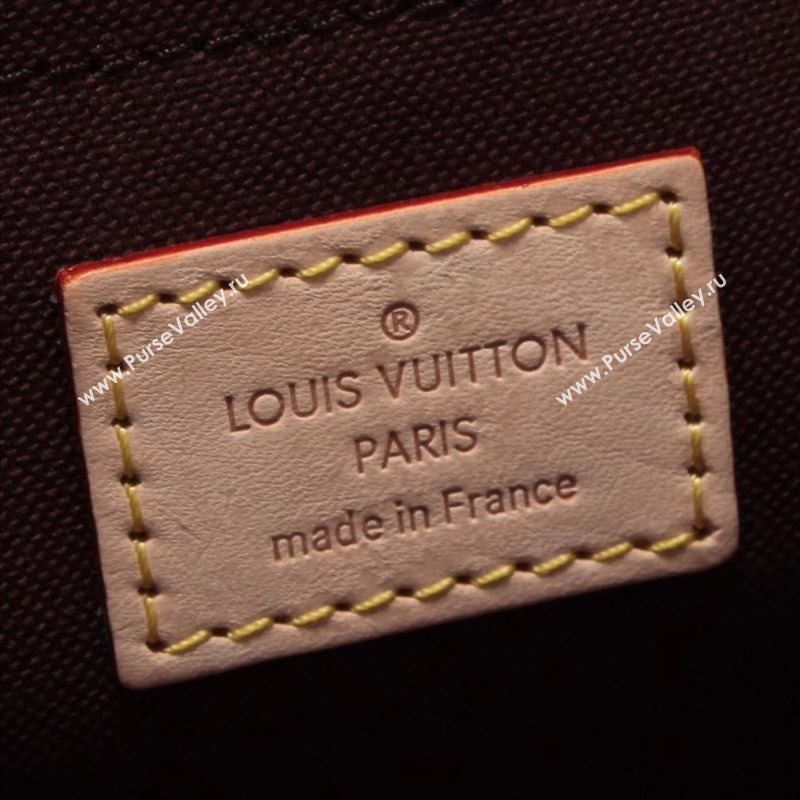 LV Louis Vuitton Monogram Shoulder Bag AM40718 Handbag Brown