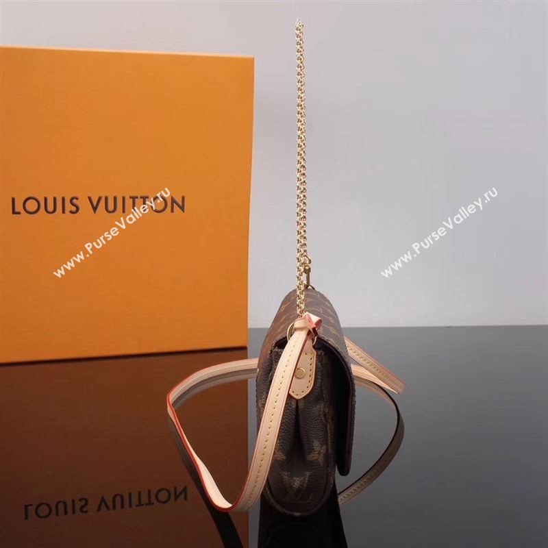 LV Louis Vuitton Monogram Small Shoulder Bag AM40717 Handbag Brown