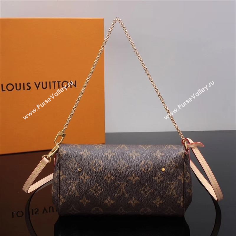 LV Louis Vuitton Monogram Small Shoulder Bag AM40717 Handbag Brown