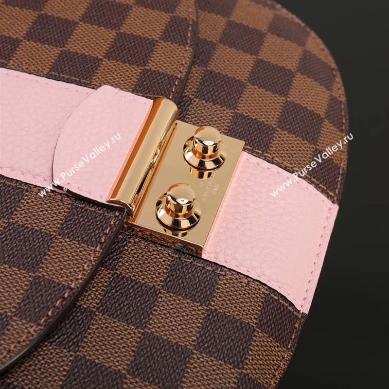 LV Louis Vuitton Monogram Wight Shoulder Bag N64418 Damier Handbag Pink