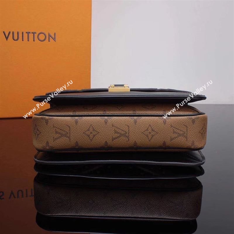 LV Louis Vuitton Monogram Pochette Metis Shoulder Bag M43488 Handbag Black