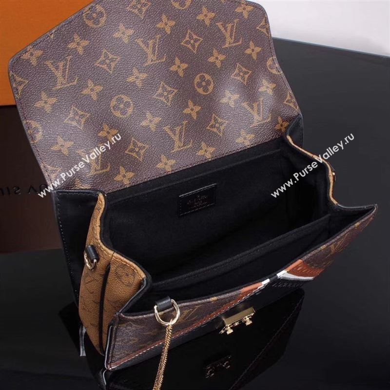 LV Louis Vuitton Monogram Pochette Metis Shoulder Bag M43488 Handbag Black