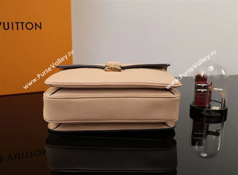 LV Louis Vuitton Pochette Metis Shoulder Bag M44072 Leather Handbag Beige