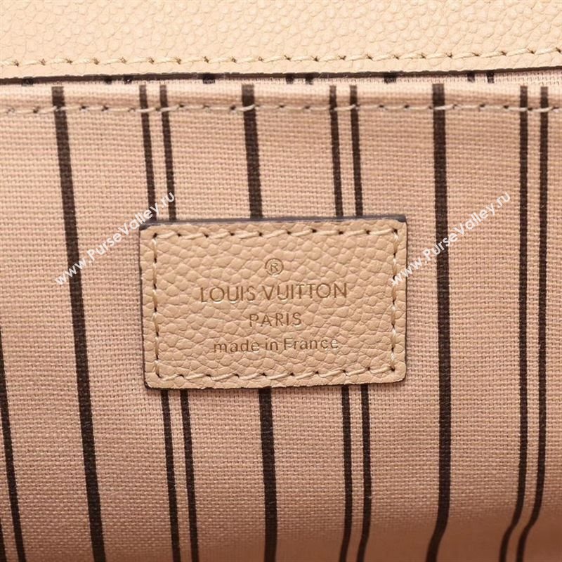 LV Louis Vuitton Pochette Metis Shoulder Bag M44072 Leather Handbag Beige