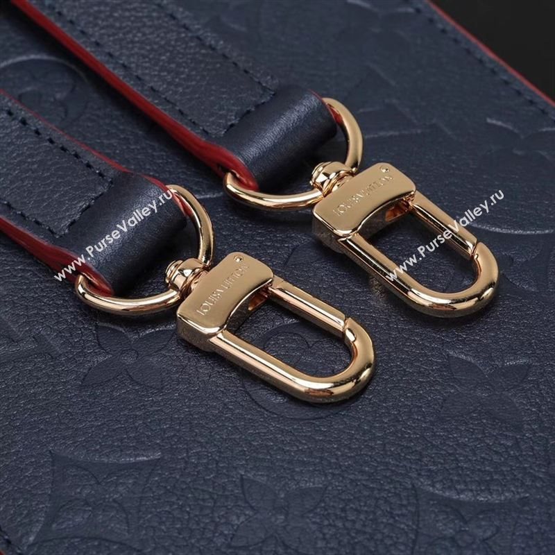 LV Louis Vuitton Pochette Metis Bag M44071 Leather Handbag Black&red