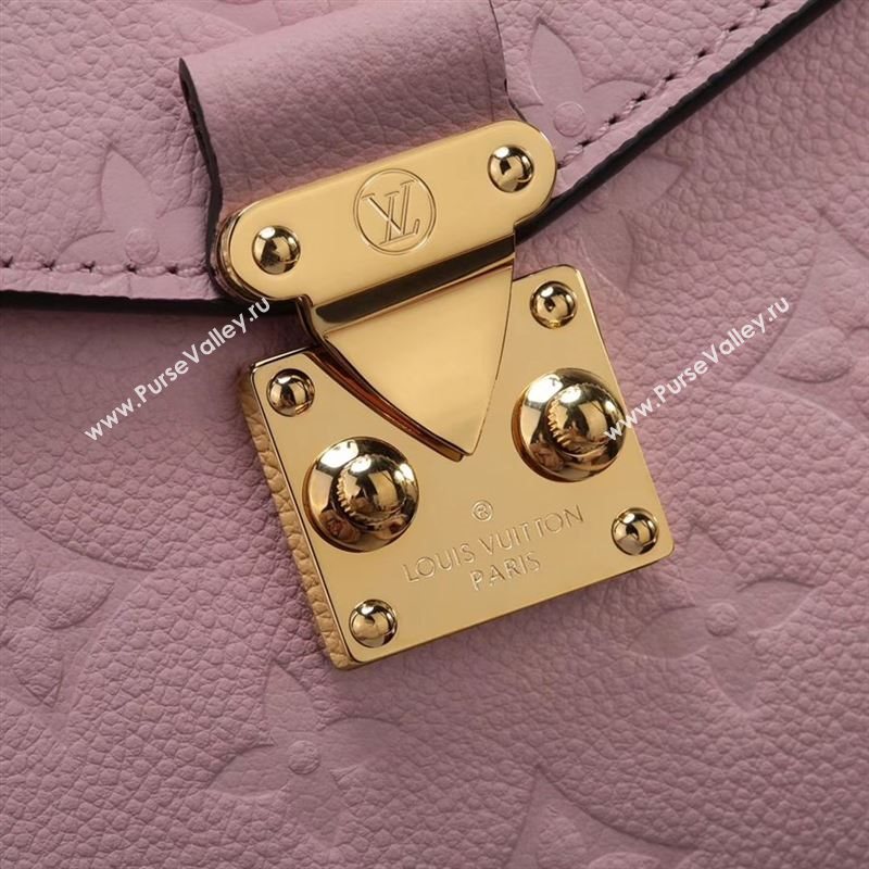 LV Louis Vuitton Pochette Metis Shoulder Bag M44018 Monogram Leather Handbag Pink