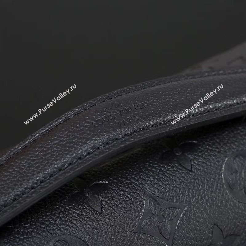 LV Louis Vuitton Pochette Metis Shoulder Bag M41487 Monogram Leather Handbag Black