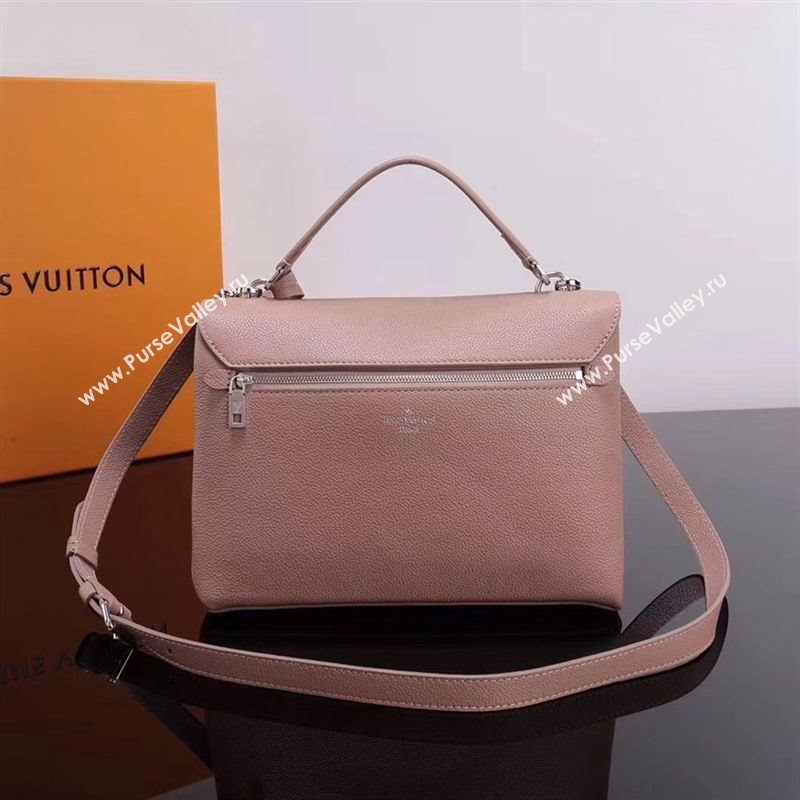 LV Louis Vuitton My Lockme Handbag M54877 Real Leather Bag Pink