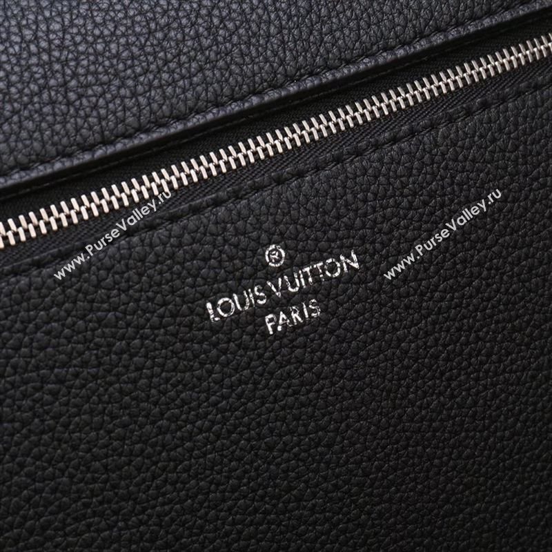 LV Louis Vuitton My Lockme Handbag M54878 Real Leather Bag Black&Beige
