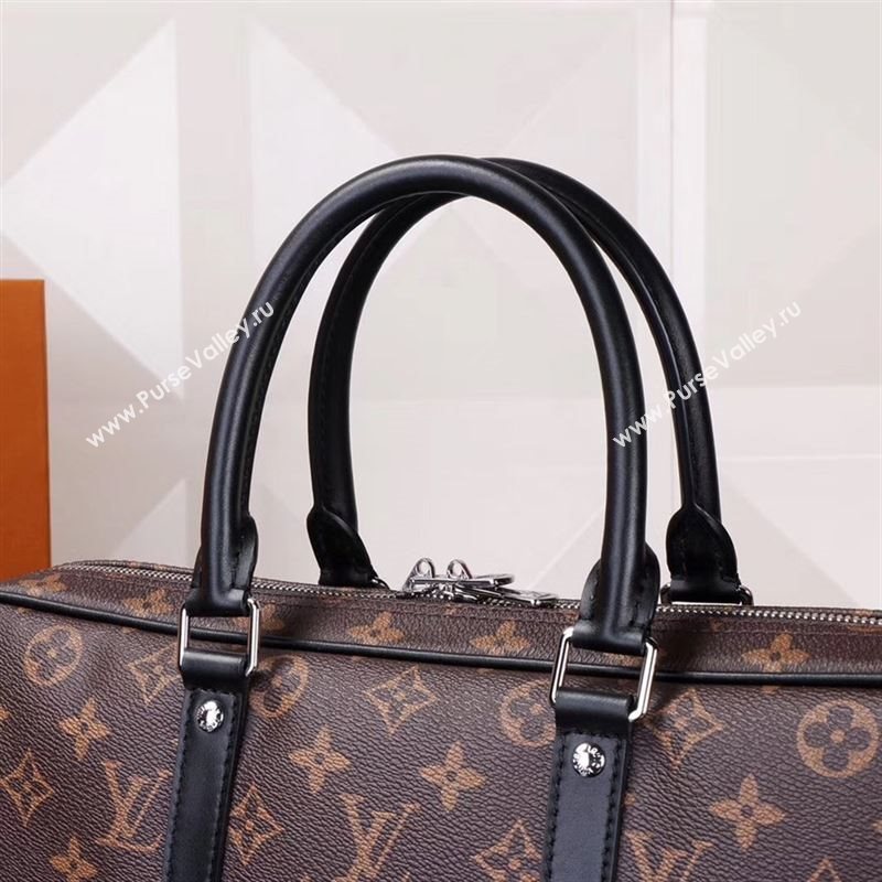 Men LV Louis Vuitton Porte-documents Voyage Handbag M52005 Monogram Bag Brown