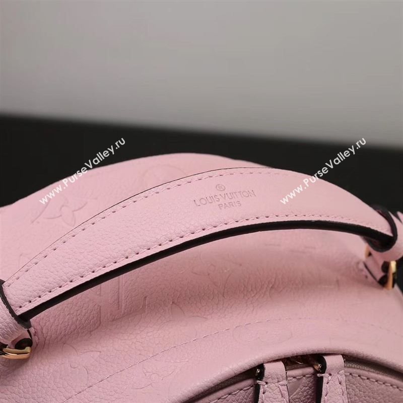 LV Louis Vuitton Monogram Sorbonne Backpack M44019 Real Leather Bag Handbag Pink