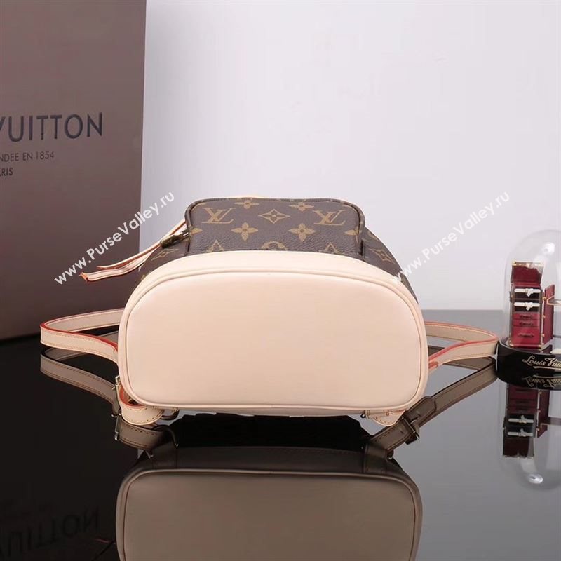 LV Louis Vuitton Monogram Montsouris Backpack M51137 Bag Handbag Brown