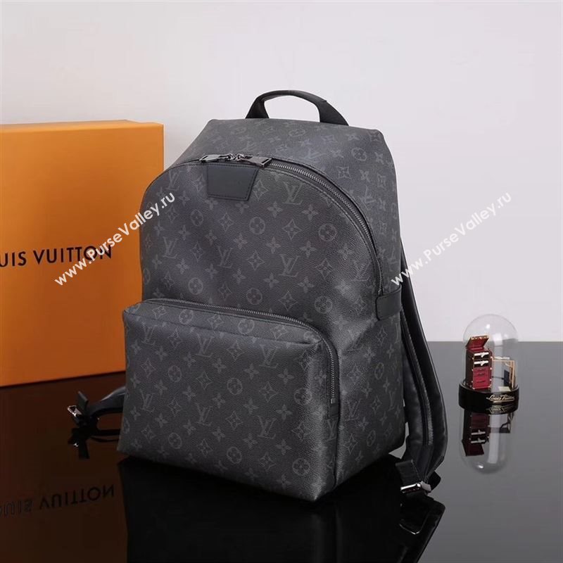 Men LV Louis Vuitton Monogram Apollo Backpack M43186 Bag Handbag Gray