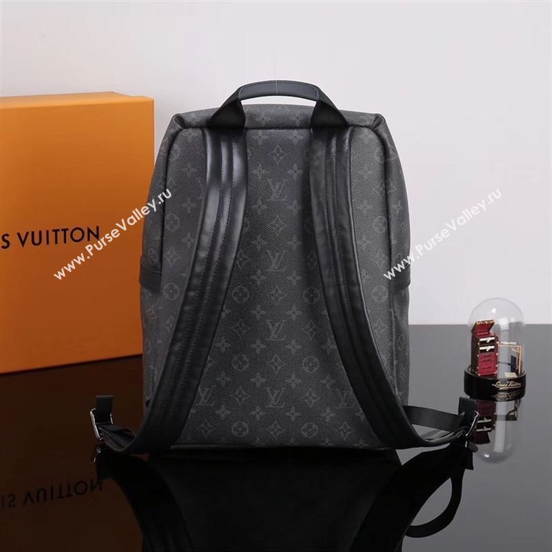 Men LV Louis Vuitton Monogram Apollo Backpack M43186 Bag Handbag Gray