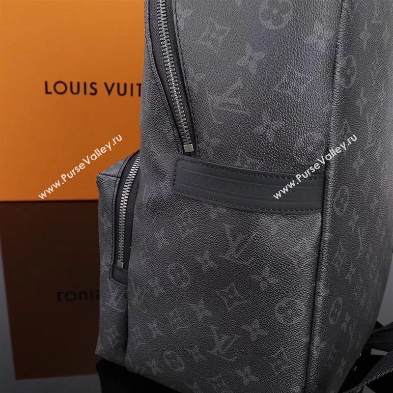 Men LV Louis Vuitton Monogram Apollo Backpack M43186 Bag Handbag Gray