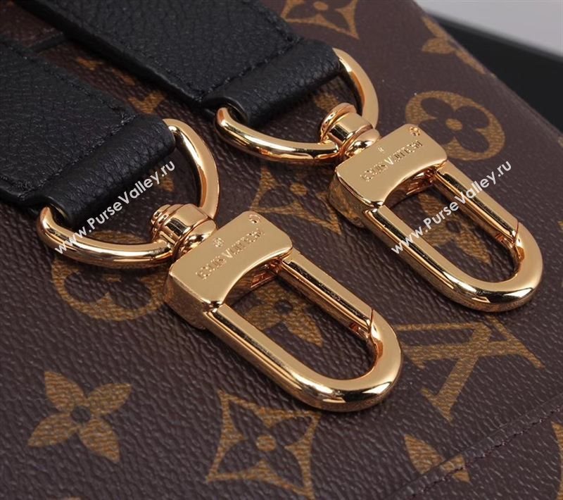 LV Louis Vuitton Monogram Manhattan Handbag M44207 Bag Black