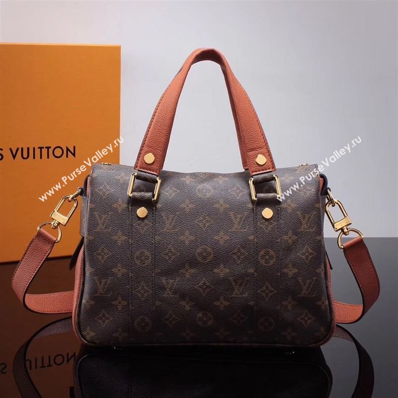 LV Louis Vuitton Monogram Manhattan Handbag M43481 Bag Orange