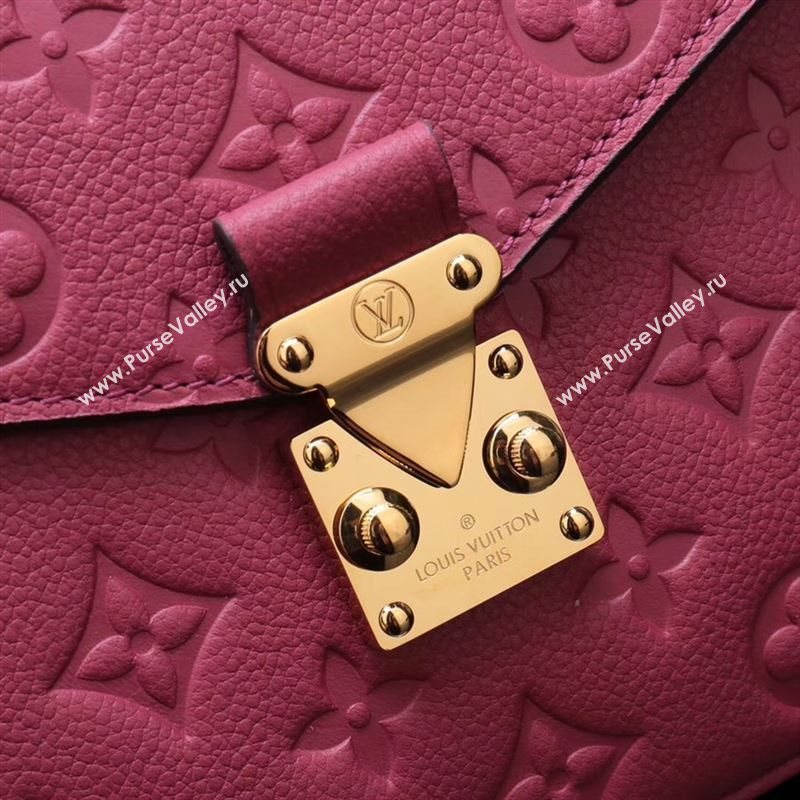 LV Louis Vuitton Monogram Pochette Metis Handbag M43737 Leather Bag Rose