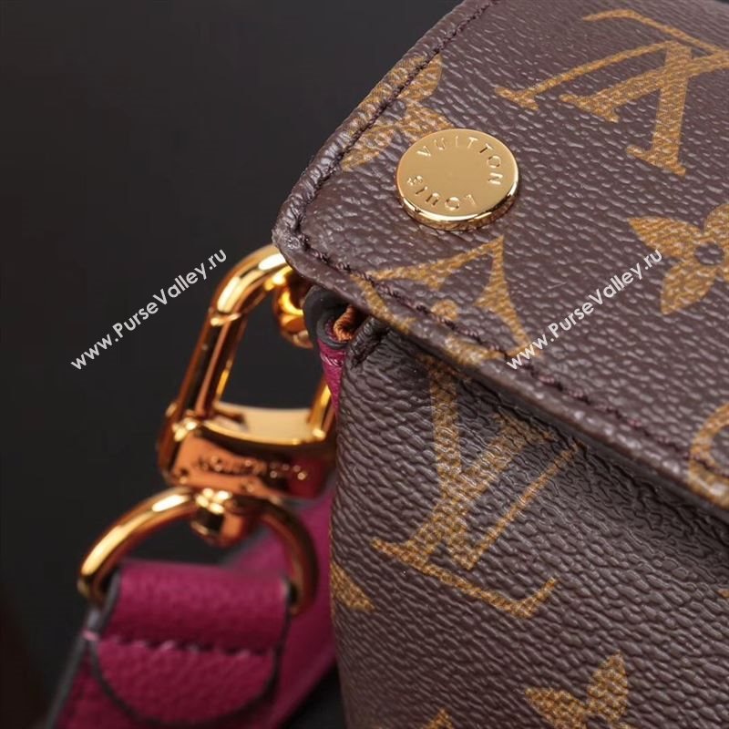 LV Louis Vuitton Monogram Manhattan Handbag M43482 Bag Maroon