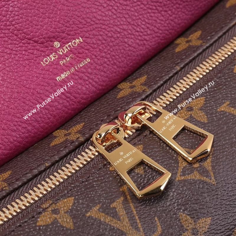 LV Louis Vuitton Monogram Manhattan Handbag M43482 Bag Maroon