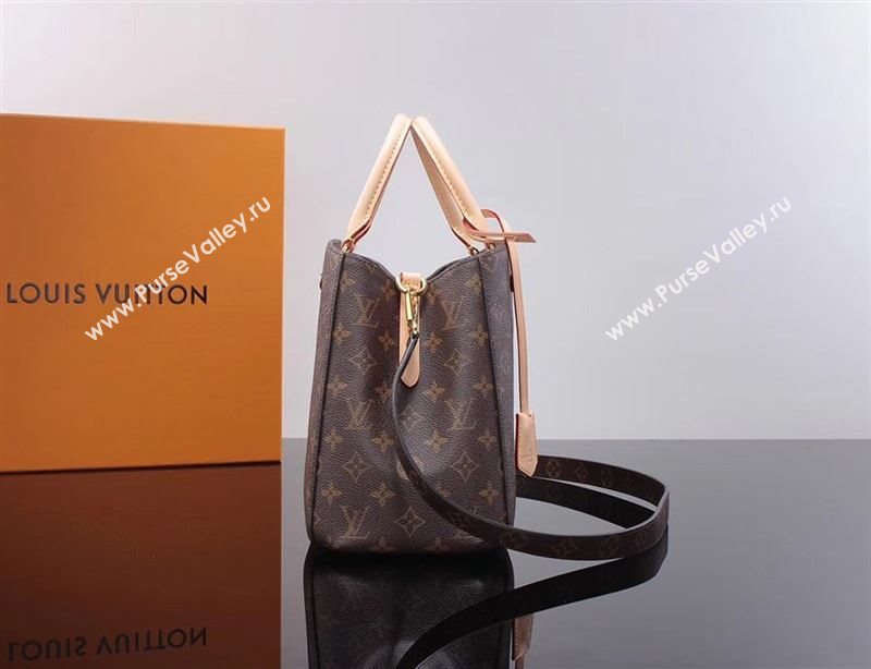 LV Louis Vuitton Monogram Montaigne Handbag M41056 Bag Brown