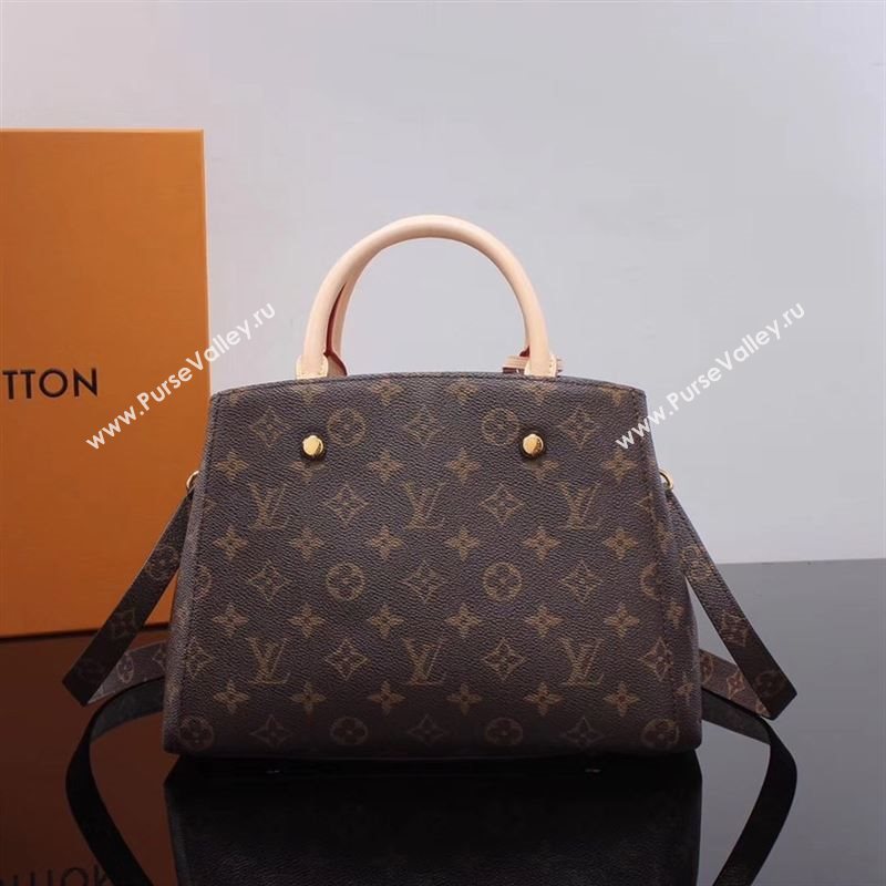 LV Louis Vuitton Monogram Montaigne BB Handbag M41055 Bag Brown