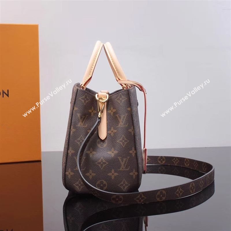 LV Louis Vuitton Monogram Montaigne BB Handbag M41055 Bag Brown