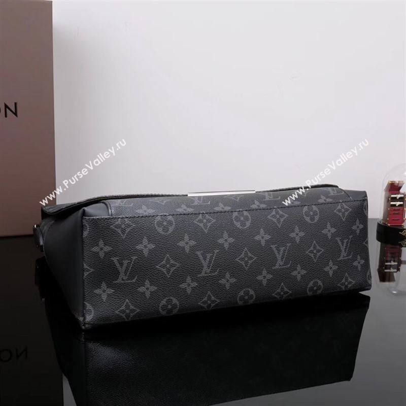 Men LV Louis Vuitton M40539 Messenger Bag Monogram Handbag Gray