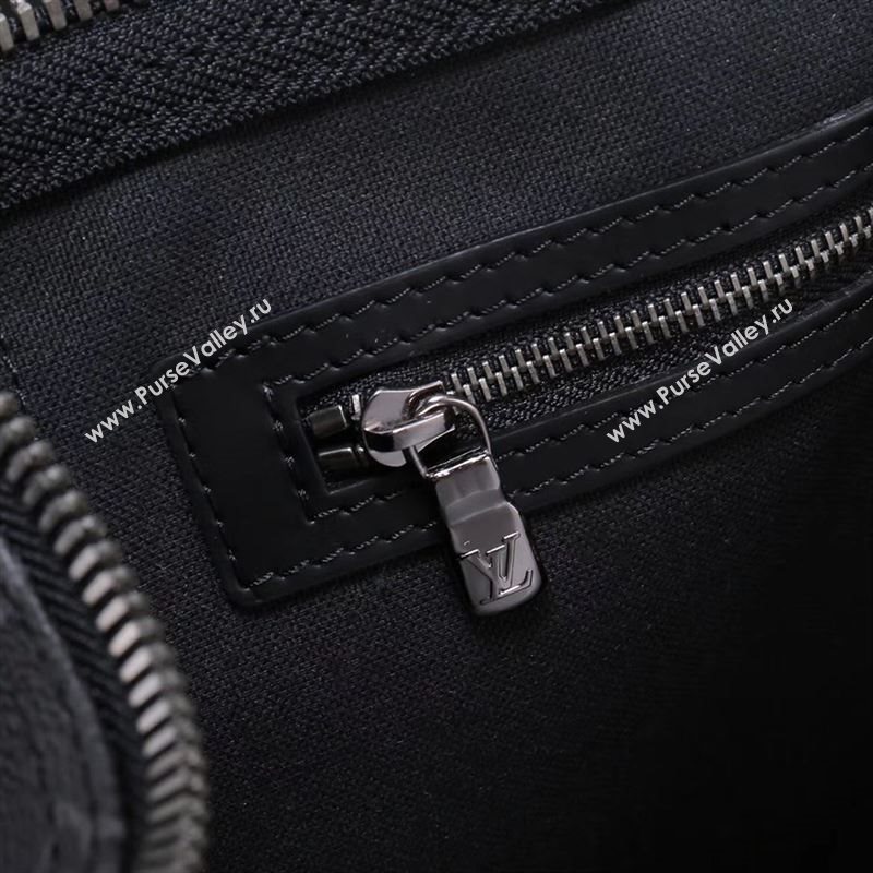 Men LV Louis Vuitton M40605 Keepall 55 Handbag Monogram Travelling Bag Gray