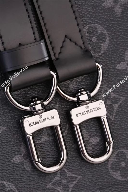 Men LV Louis Vuitton M40566 Explorer Briefcase Handbag Monogram Bag Gray