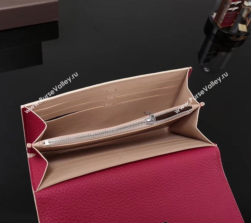 LV Louis Vuitton M62367 Capucines Wallet Clutch Bag Leather Handbag Red