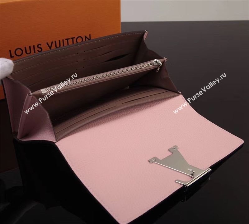 LV Louis Vuitton M61250 Capucines Wallet Clutch Bag Leather Handbag Pink