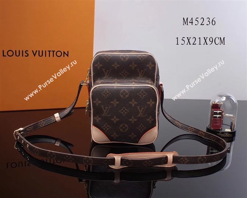 LV Louis Vuitton M45236 Small Shoulder Bag Monogram Handbag 