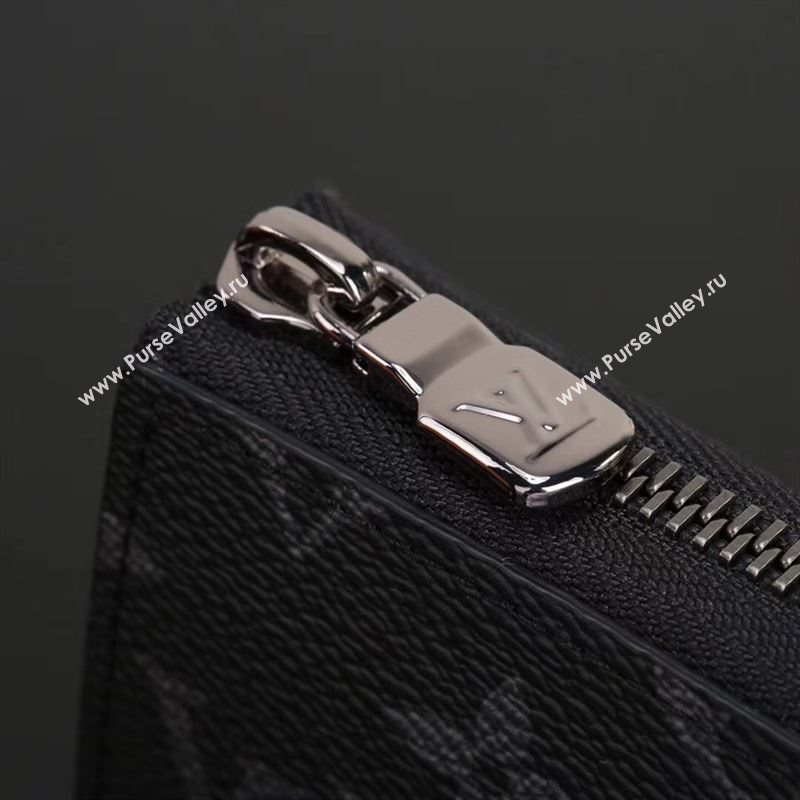 LV Louis Vuitton M64430 Monogram Small Car Key Case Bag Gray