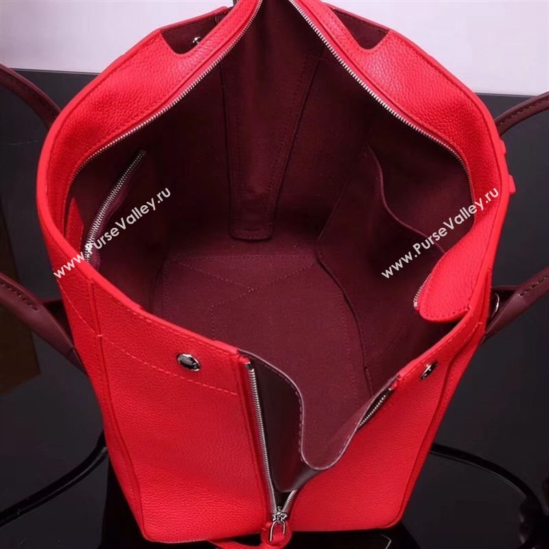 LV Louis Vuitton M54844 Freedom Tote Handbag Real Leather Bag Red