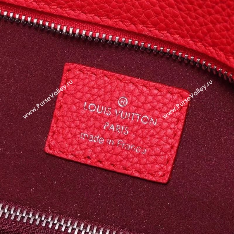 LV Louis Vuitton M54844 Freedom Tote Handbag Real Leather Bag Red