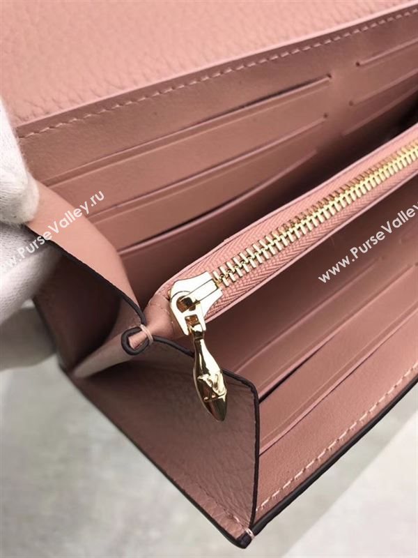 replica Louis Vuitton LV Capucines Real Leather Wallet Purse Bag M64102 Pink