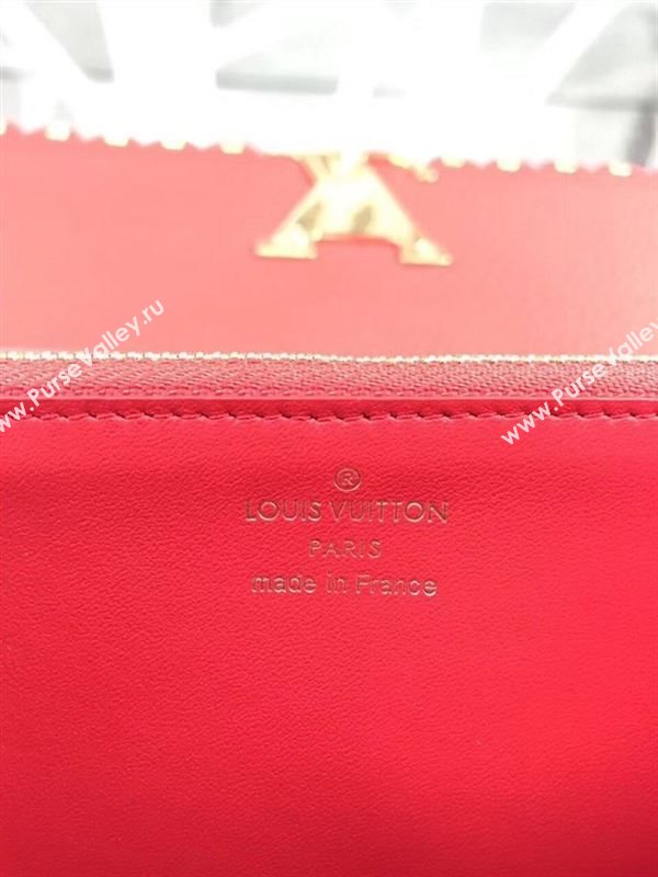 replica Louis Vuitton LV Capucines Real Leather Wallet Purse Bag M64104 Red