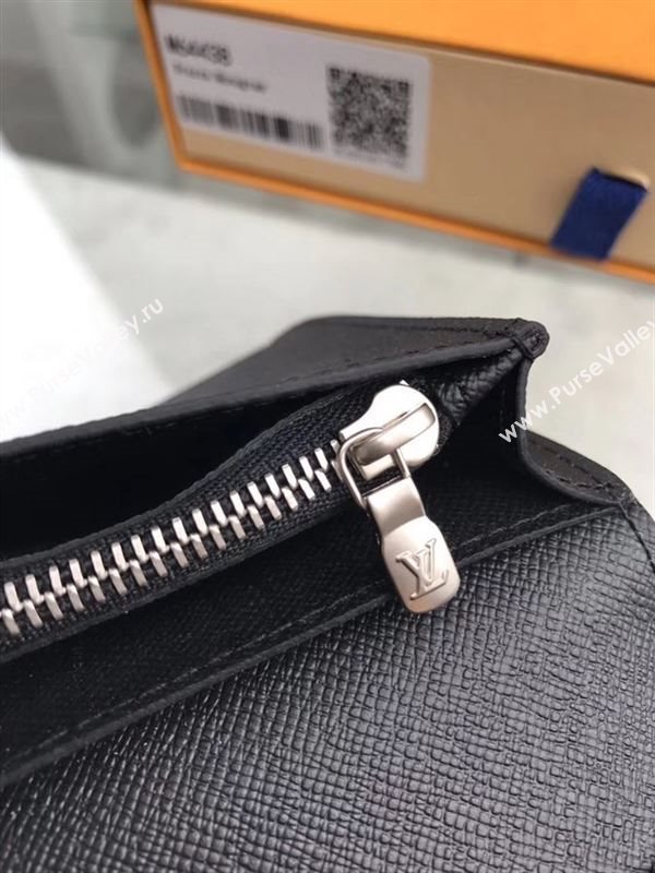 replica Louis Vuitton LV Brazza Wallet Monogram Purse Bag M64438 Gray