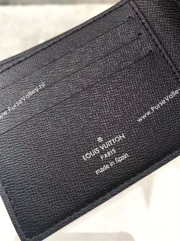replica Louis Vuitton LV League Multiple Wallet Damier Purse Bag N62663 Gray