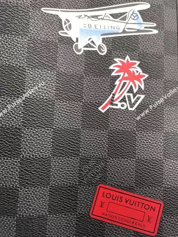 replica Louis Vuitton LV League Brazza Wallet Damier Purse Bag N62665 Gray