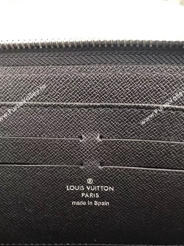 replica Louis Vuitton LV League Zippy Wallet Damier Purse Bag N63076 Gray