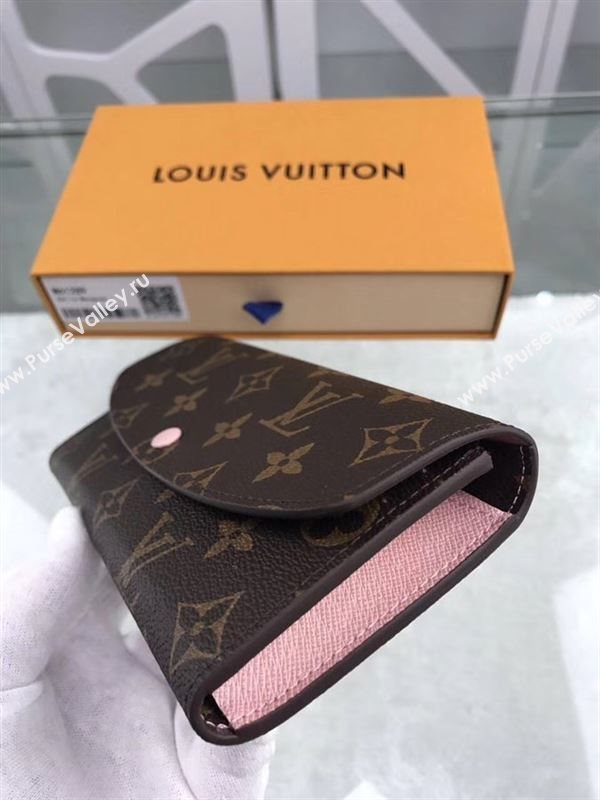 replica Louis Vuitton LV Emilie Wallet Monogram Purse Bag M61289 Pink