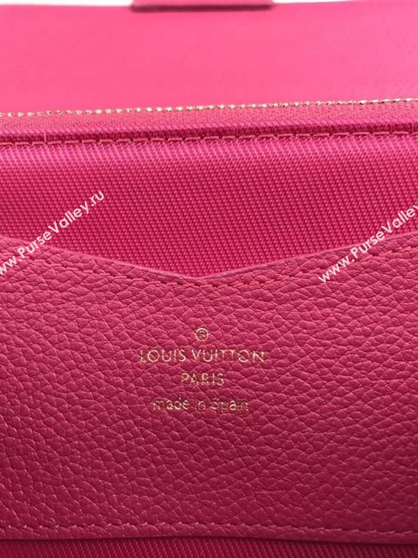 replica Louis Vuitton LV Real Leather Wallet Purse Bag M60861 Maroon