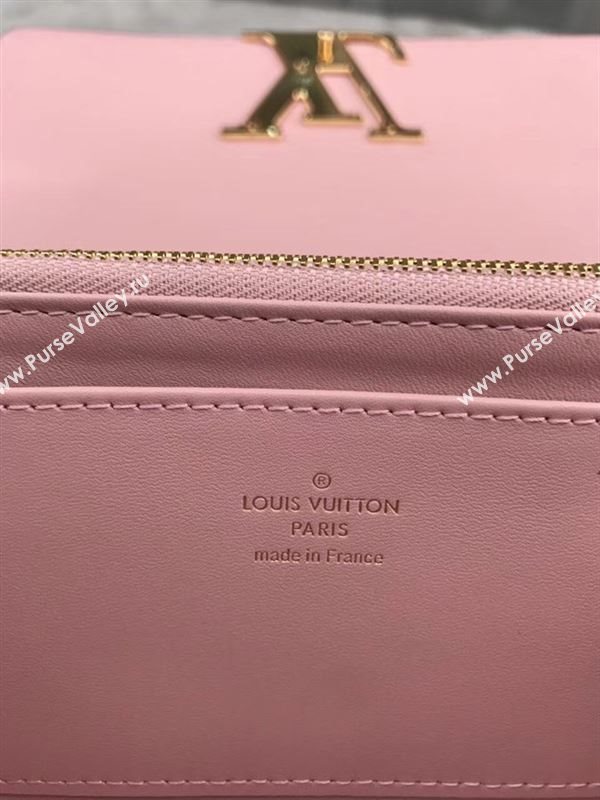 replica Louis Vuitton LV Louise Wallet Patent Leather Purse Bag M61581 Pink