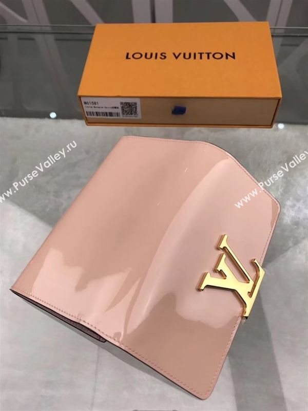 replica Louis Vuitton LV Louise Wallet Patent Leather Purse Bag M61581 Pink